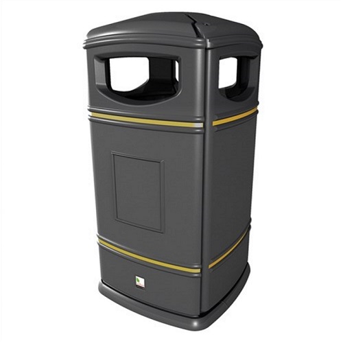 Heritage Square Litter Bin - 115 Litre