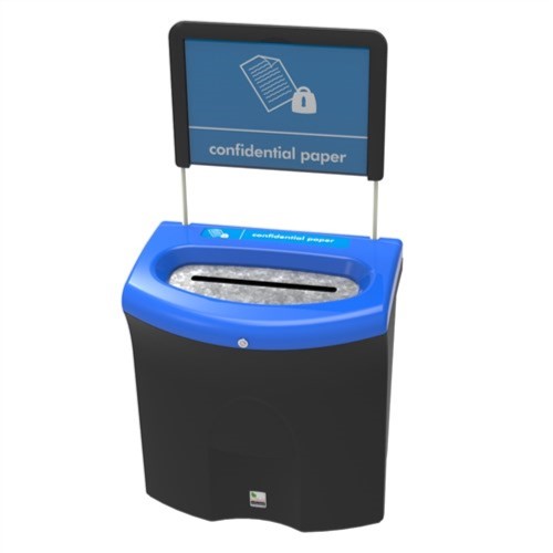 Mini Meridian Confidential Paper Recycling Bin - 87 Litre