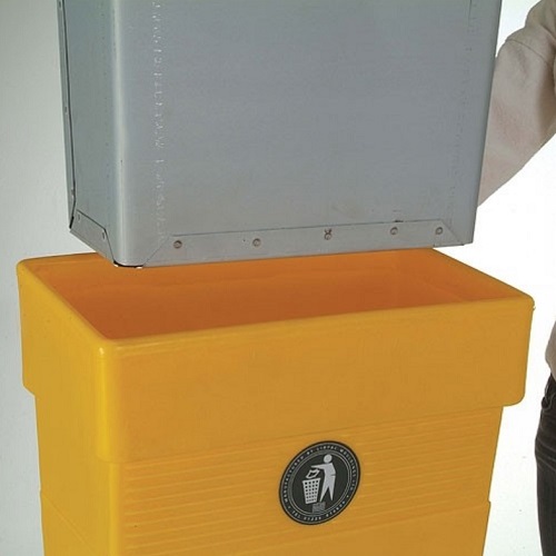 Regent Post or Wall Mountable Litter Bin - 30 Litre