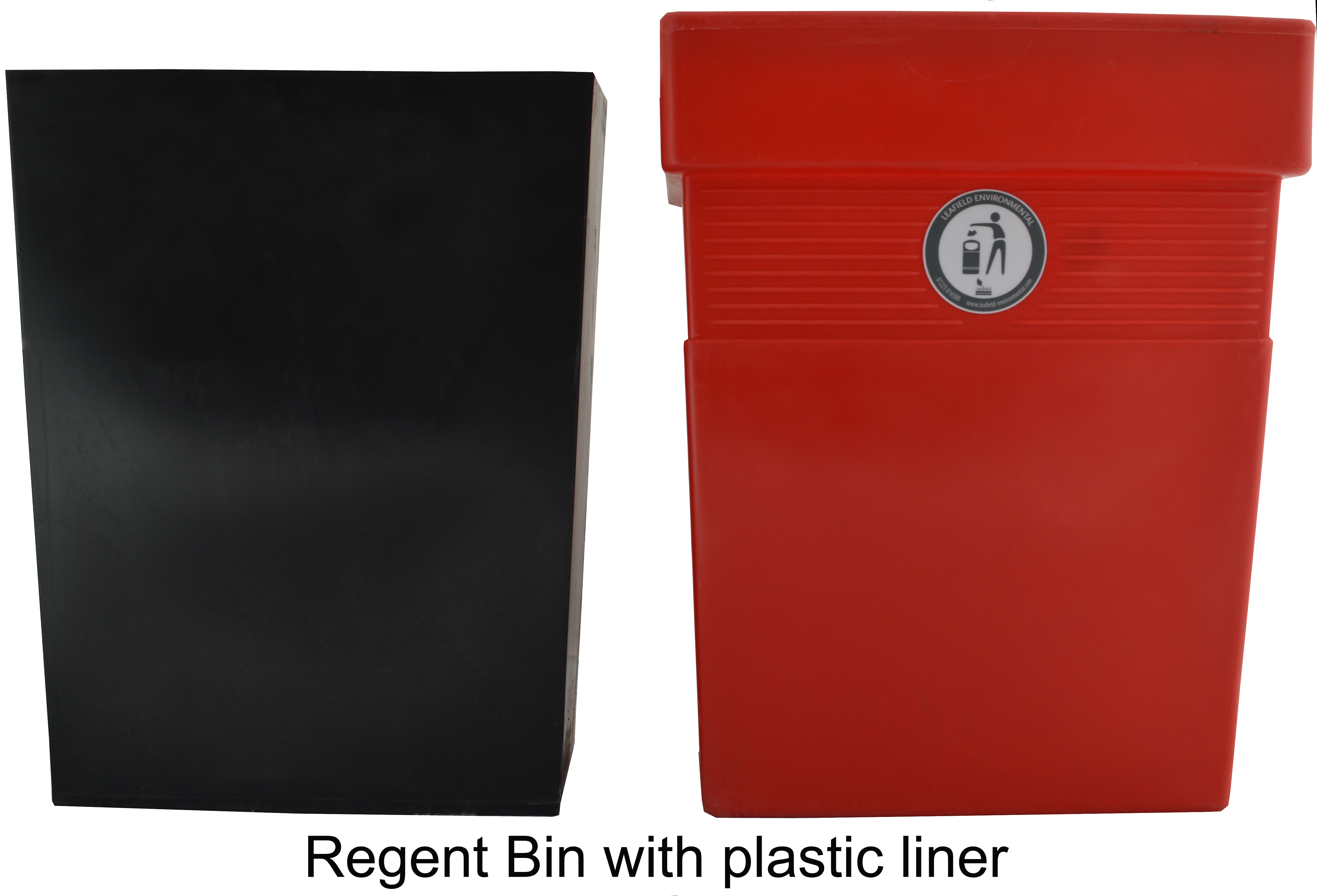 Regent Post or Wall Mountable Litter Bin - 30 Litre