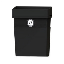 Regent Post or Wall Mountable Litter Bin - 30 Litre