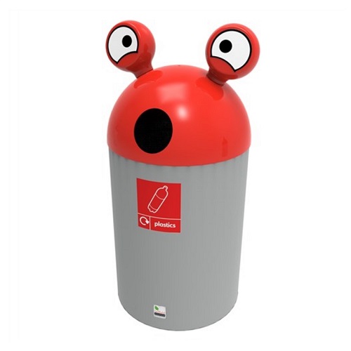 SpaceBuddy Alien Recycling Bin - 84 Litre