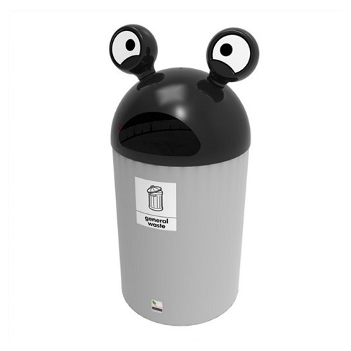 SpaceBuddy Alien Recycling Bin - 84 Litre