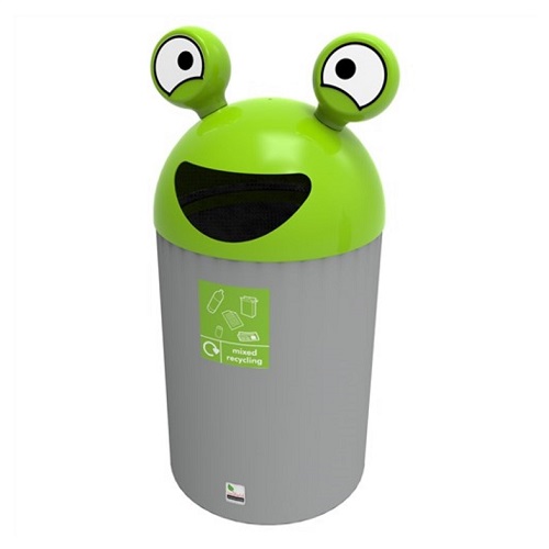 SpaceBuddy Alien Recycling Bin - 84 Litre