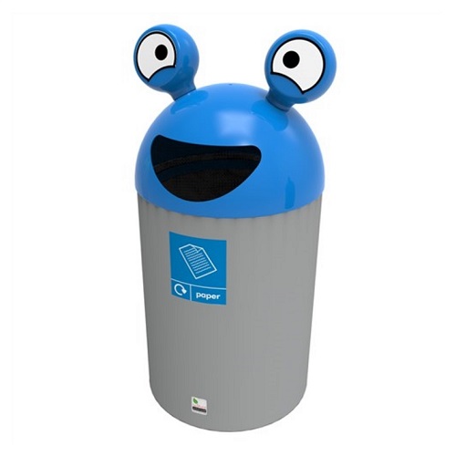 SpaceBuddy Alien Recycling Bin - 84 Litre