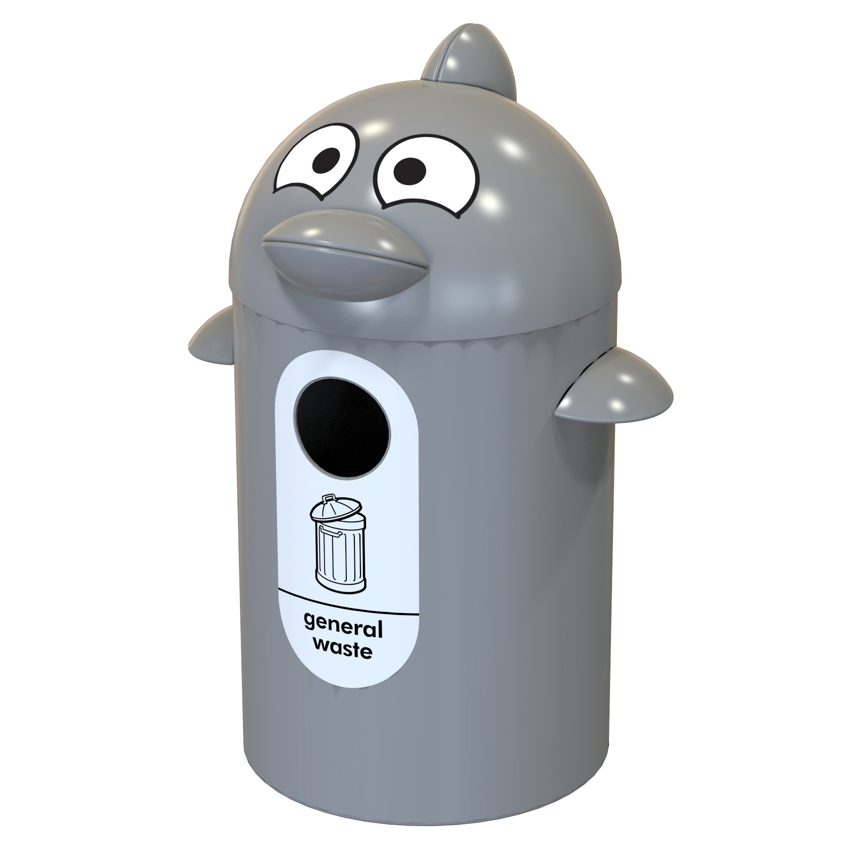 Dolphin Buddy Recycling Bin - 55 Litre