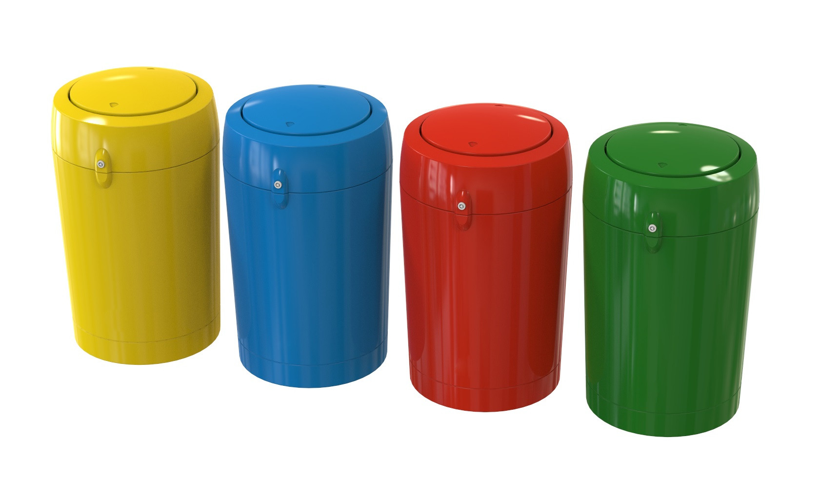 Metro Flip Top Litter Bin - 95 Litre