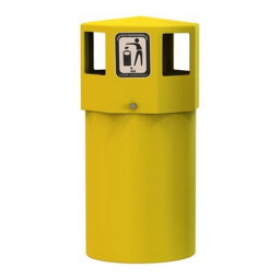 Octaplus Midi Litter Bin - 70 Litre - yellow
