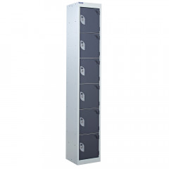 Metal Storage Locker - 6 Doors - Cam Lock