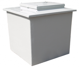GRP One Piece Tank - 1500 Litres - 1160 x 1160 x 1630mm