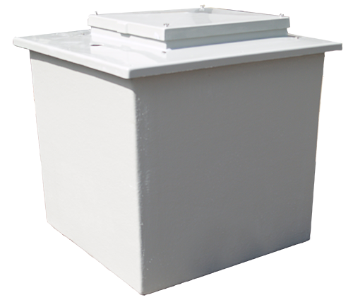 GRP One Piece Tank - 1000 Litres - 1160 x 1160 x 1130mm 