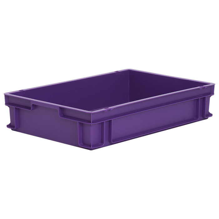 24L Euro Stacking Container - Solid Sides & Base - 600 x 400 x 120mm