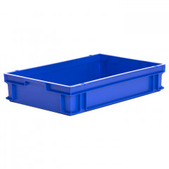 24L Euro Stacking Container - Solid Sides & Base - 600 x 400 x 120mm