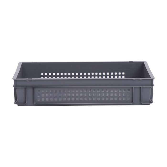 24L Euro Stacking Container - Perforated Sides & Solid Base - 600 x 400 x 120mm