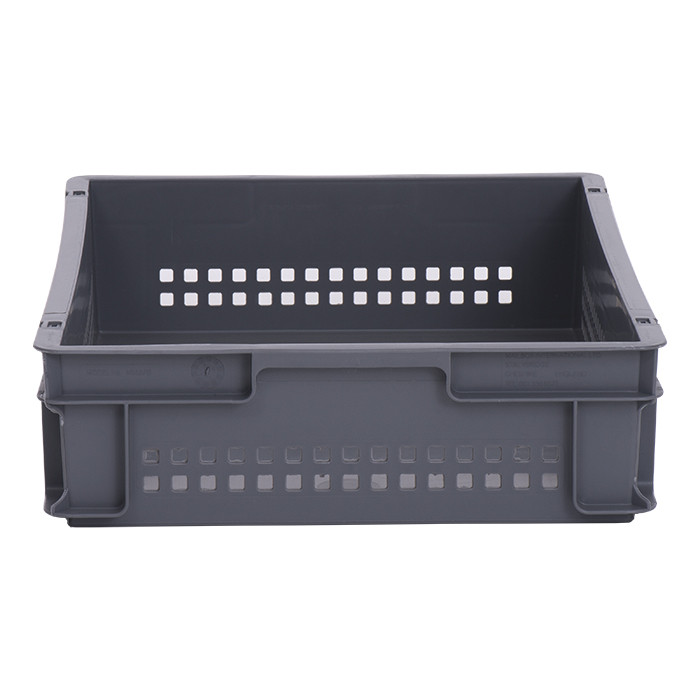 24L Euro Stacking Container - Perforated Sides & Solid Base - 600 x 400 x 120mm