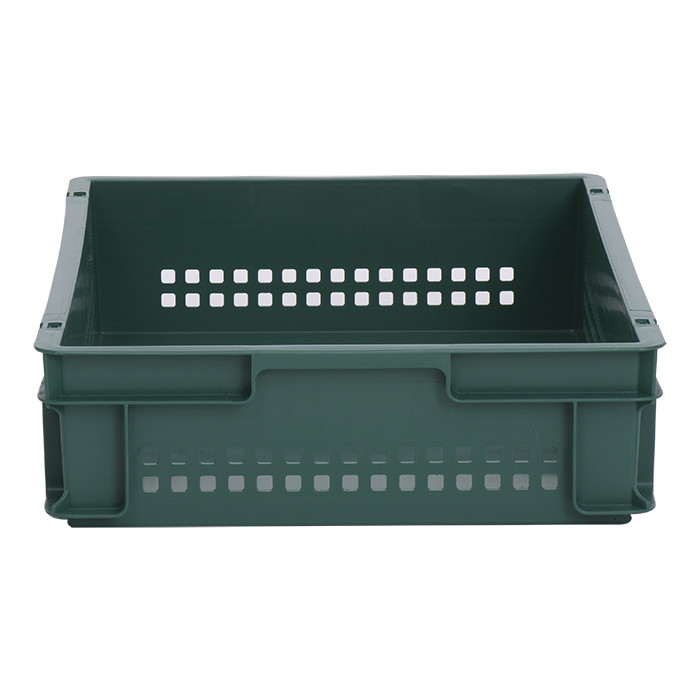 24L Euro Stacking Container - Perforated Sides & Solid Base - 600 x 400 x 120mm
