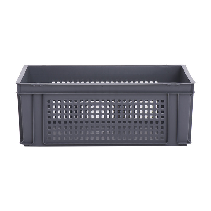 44L Euro Stacking Container - Perforated Sides & Solid Base - 600 x 400 x 220mm
