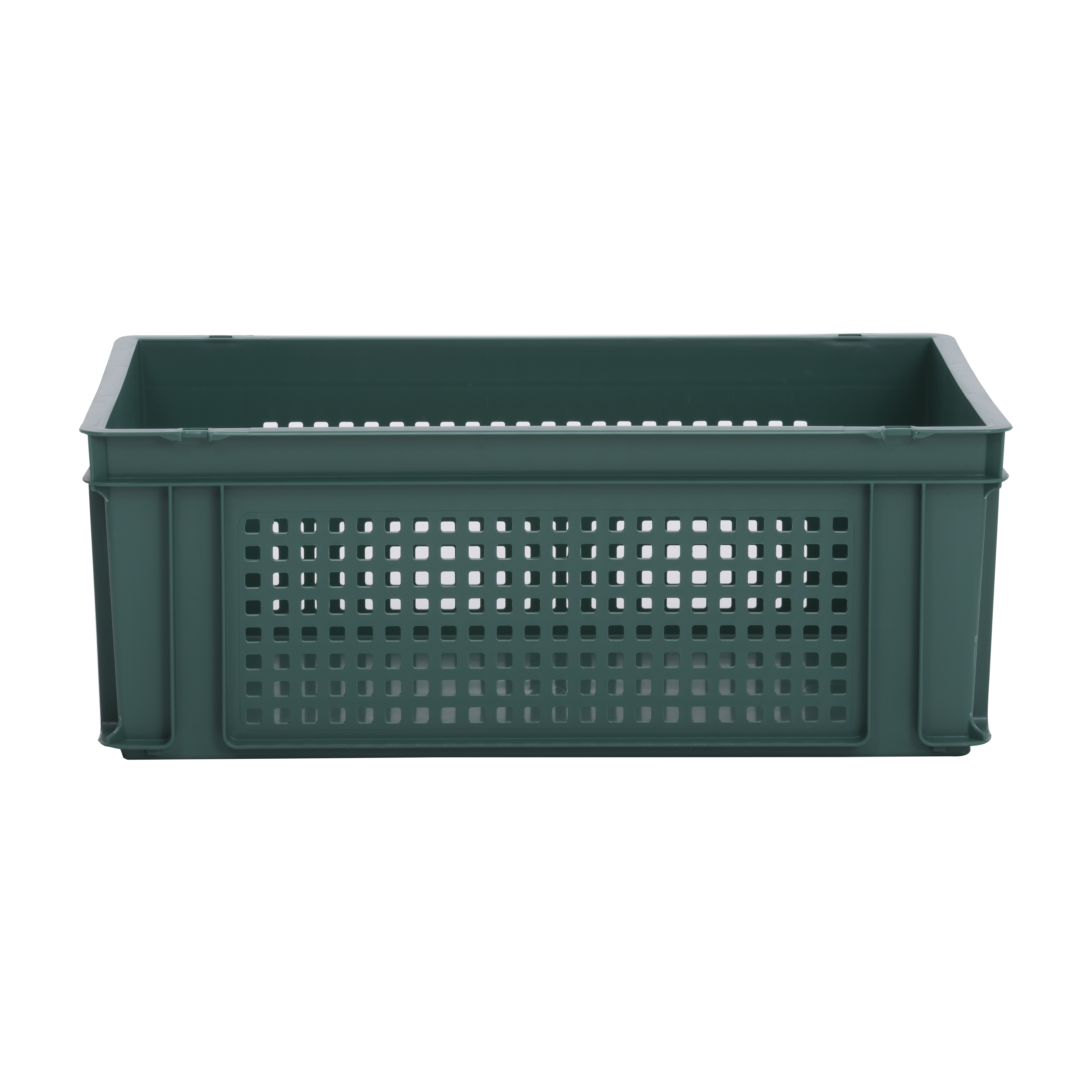 44L Euro Stacking Container - Perforated Sides & Solid Base - 600 x 400 x 220mm