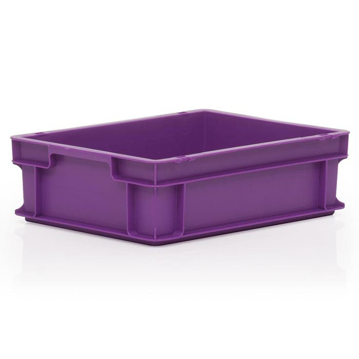 11L Euro Stacking Container - Solid Sides & Base - 400  x 300 x 120mm