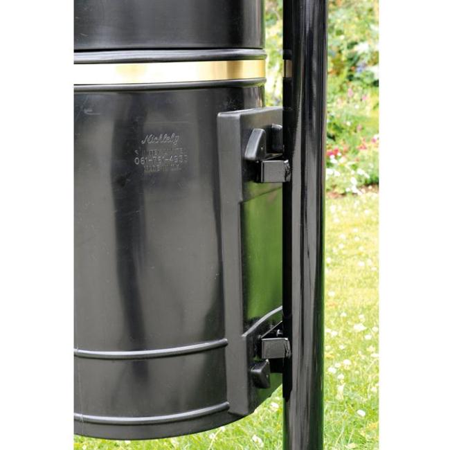 Nickleby Post Mountable Litter Bin - 40 Litre