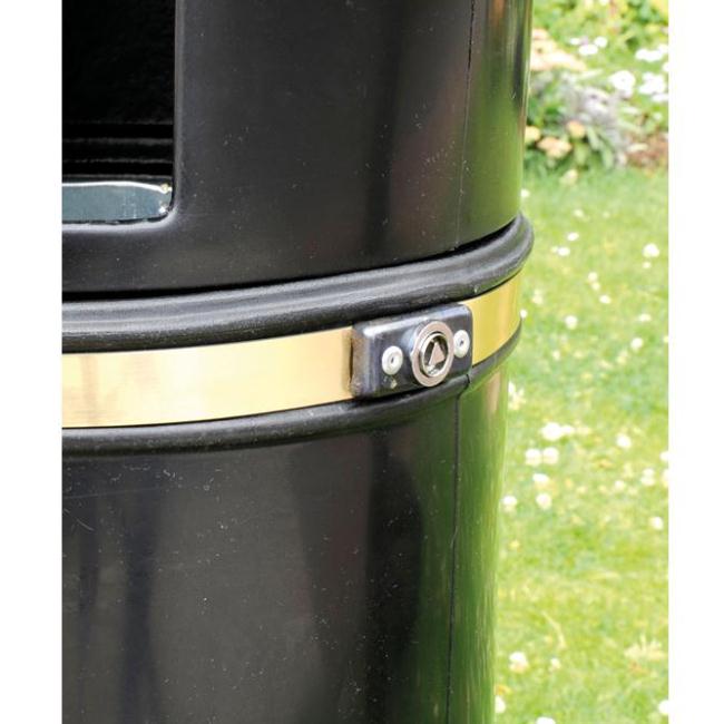 Nickleby Post Mountable Litter Bin - 40 Litre