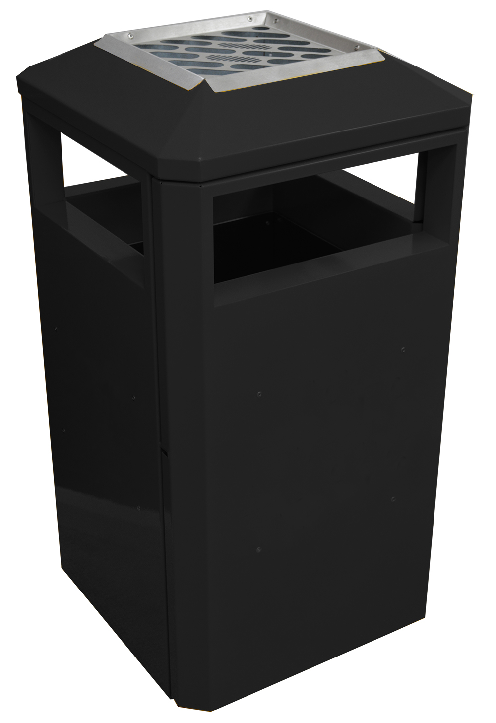 Middlesbrough Steel Litter Bin - 112 Litre