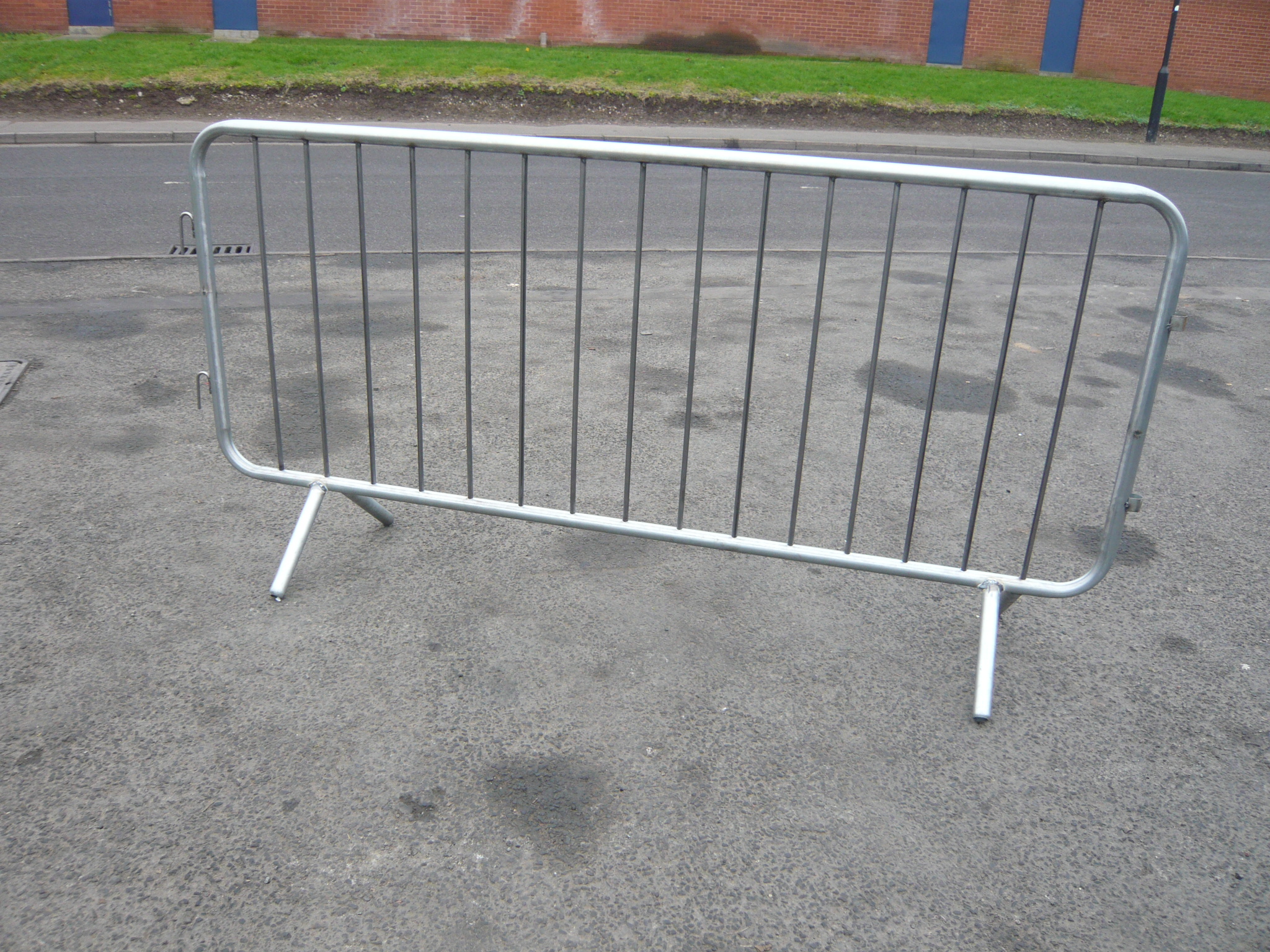 Steel Pedestrian 2.3m Barrier - Pack of 20