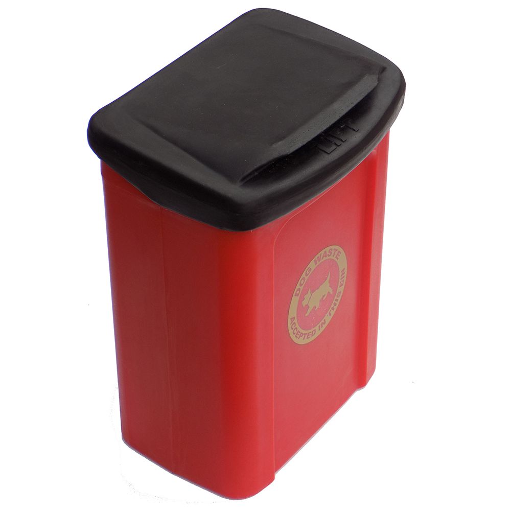 Apollo Dog Waste Bin - side angle