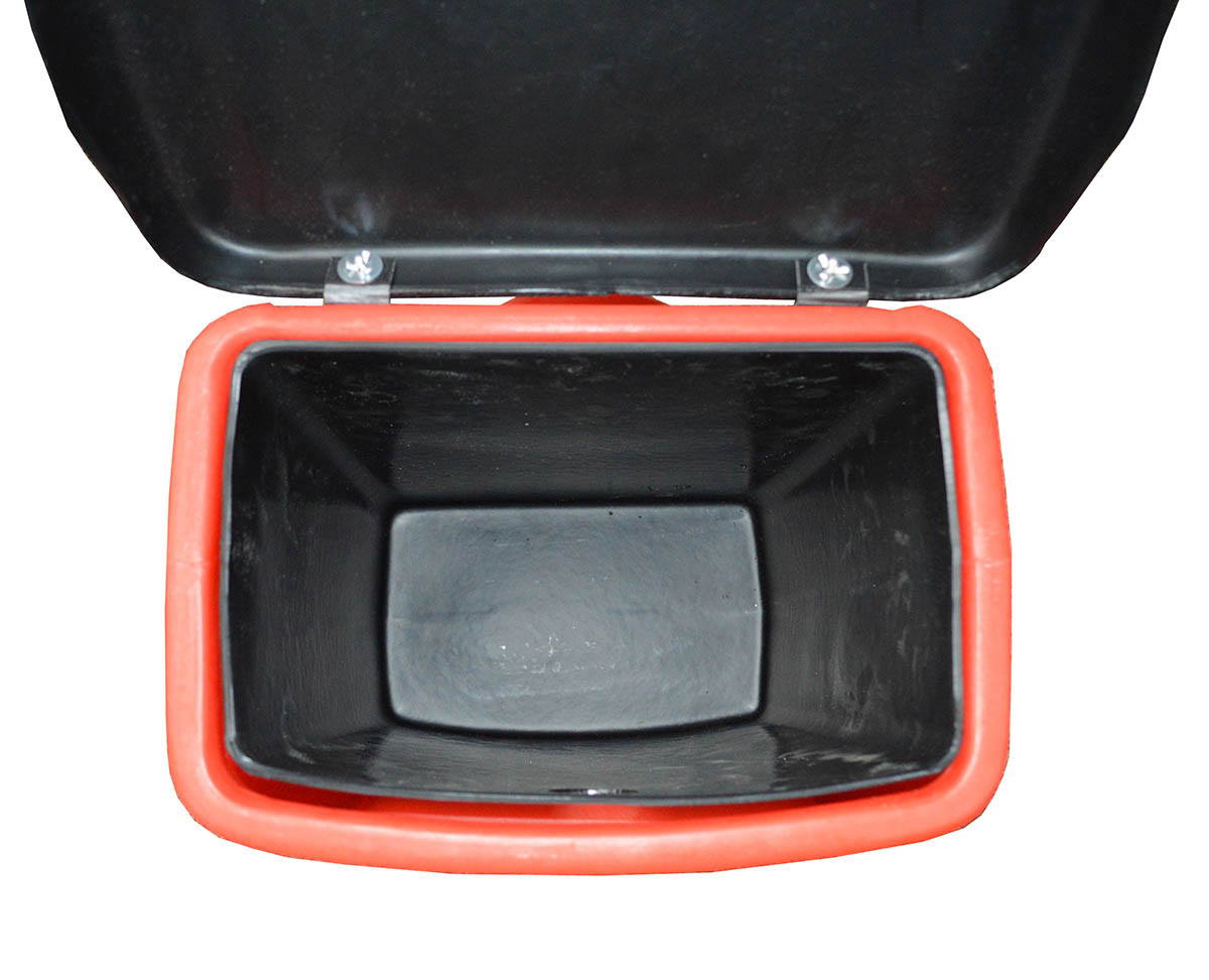 Apollo Dog Waste Bin - opened Ariel view