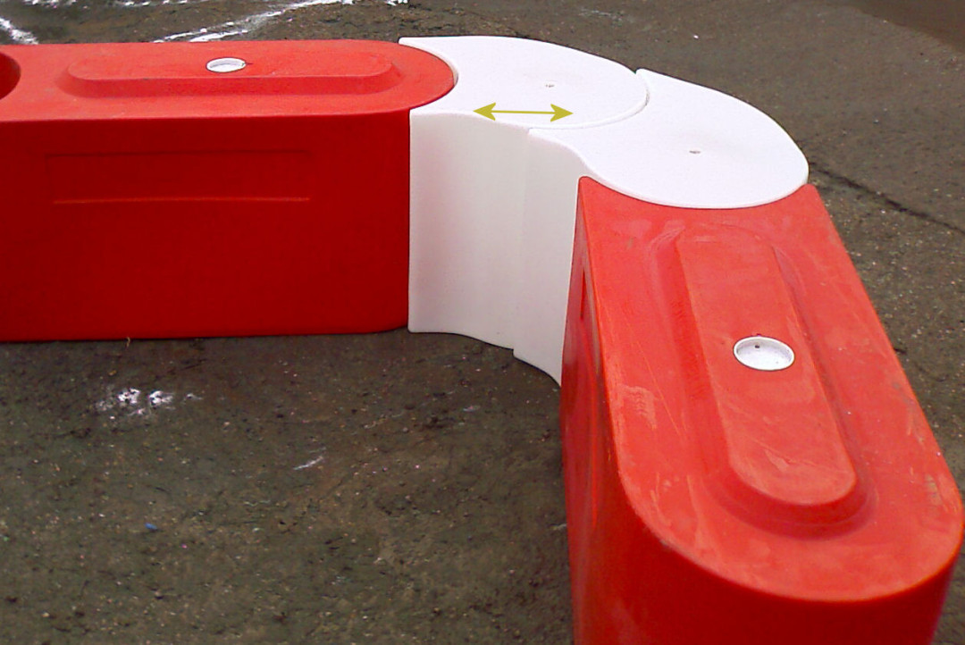 Mini Track Barrier RB1000 Track Barrier - Pack Of 12 - Kingfisher Direct Ltd