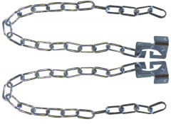 Rubbish chute linking chains