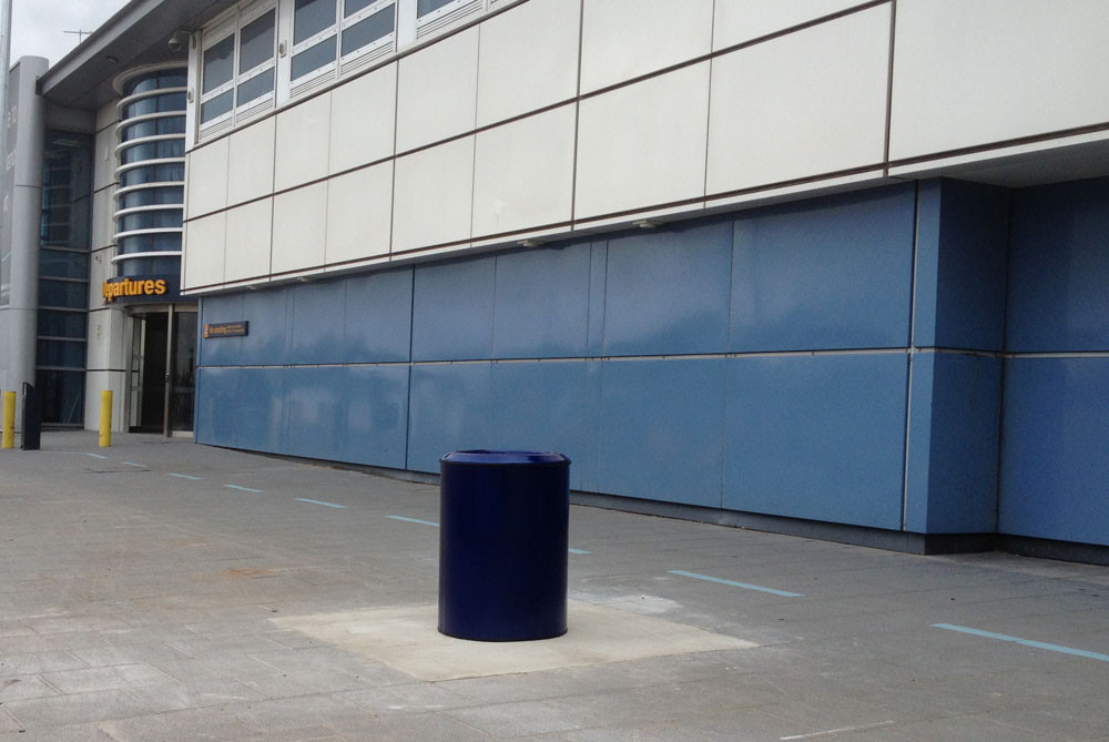 HALO 80 PLUS 7 Star Blast Resistant Litter Bin - 80 Litre