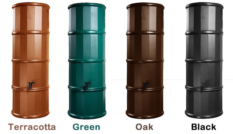 Polybutt 110 Litre Slimline Water Butt Kit