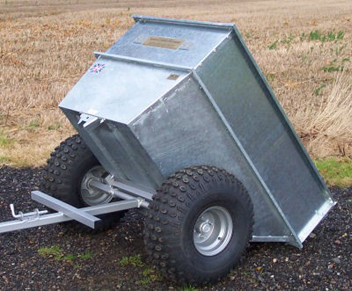 Galvanised Large Capacity Tipping Trailer