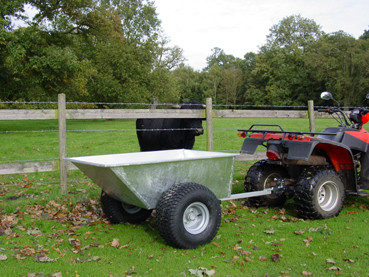 Galvanised Tipping Dump Trailer