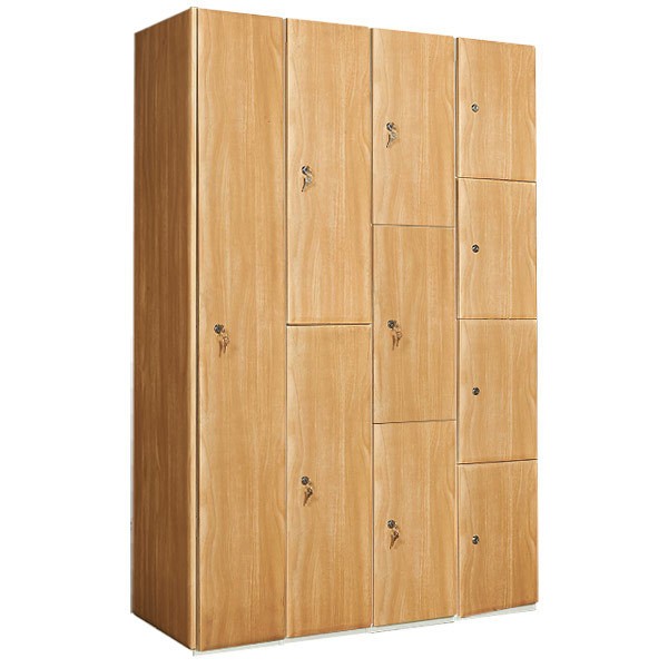 Timber Door Locker - 3 Door - Cam Lock