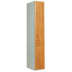 Timber Door Locker - 3 Door - Cam Lock