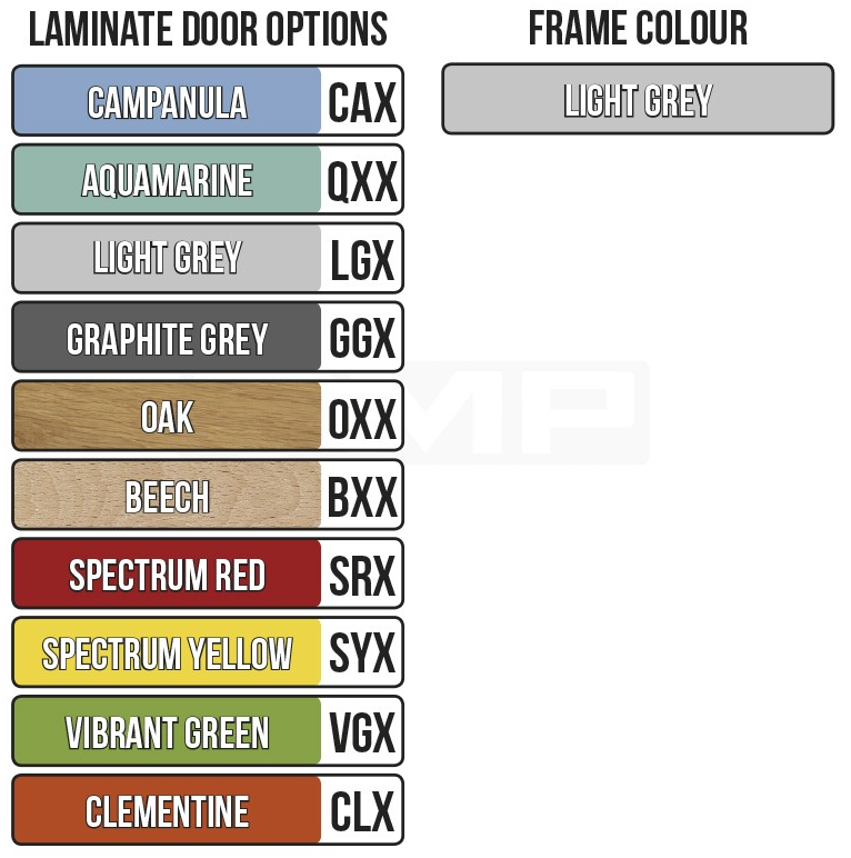 Laminate Splash Locker - 4 Door