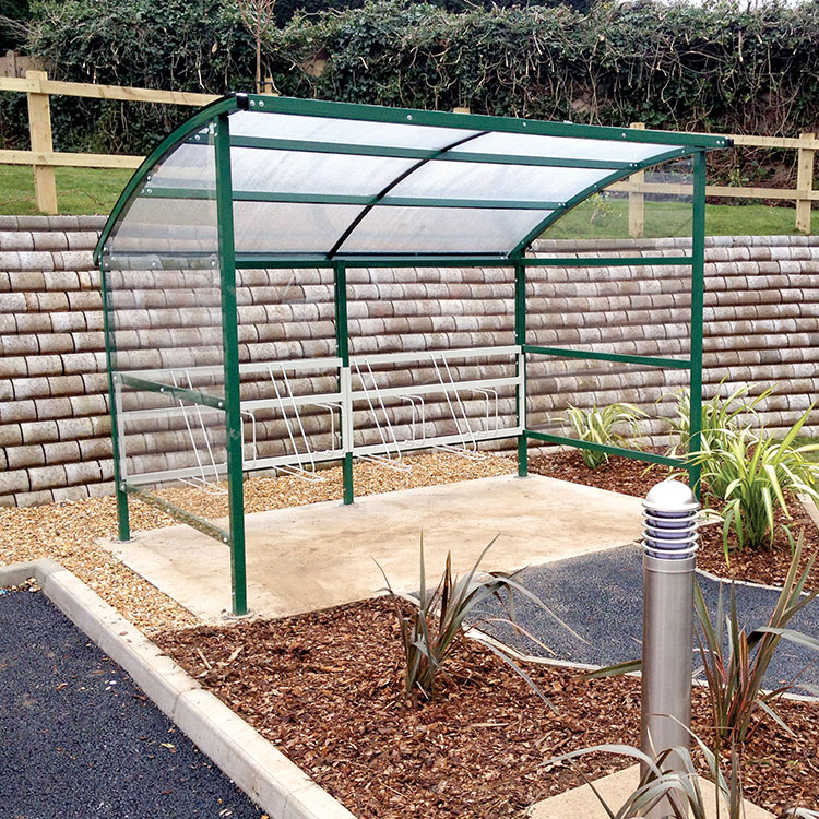 Premier Cycle Shelter - lifestyle