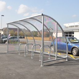 Kenilworth Bike Shelter with cycle stands