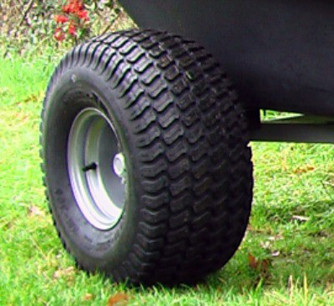 Plastic Bodied Trailer with Wide Profile Wheels