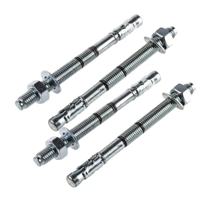 Set of 4 M10 x 140 Steel RAWL Bolts