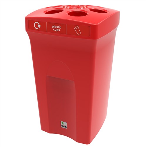 Envirocup Paper & Plastic Cup Recycling Bin With Liquid Collection ...