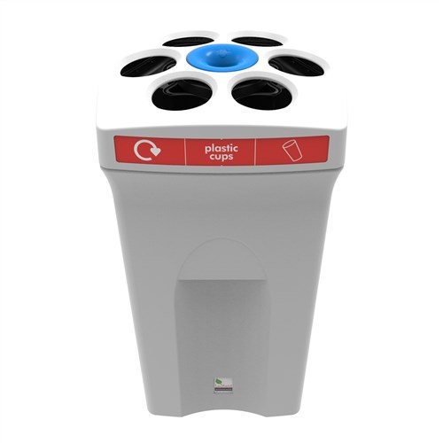 Envirocup Paper & Plastic Cup Recycling Bin With Liquid Collection ...