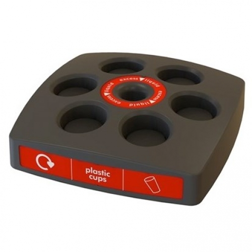 Envirocup Paper & Plastic Cup Recycling Bin With Liquid Collection ...