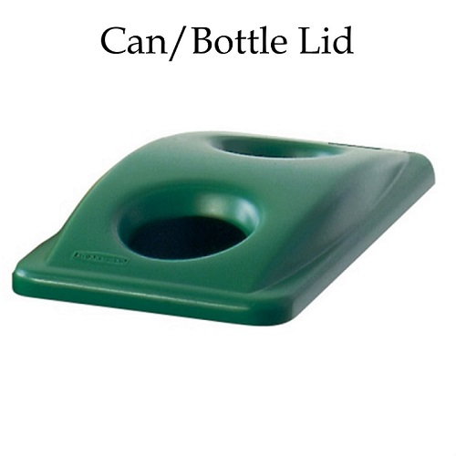 Slim Jim Recycling Bin - 60 Litre - Can/Bottle Lid