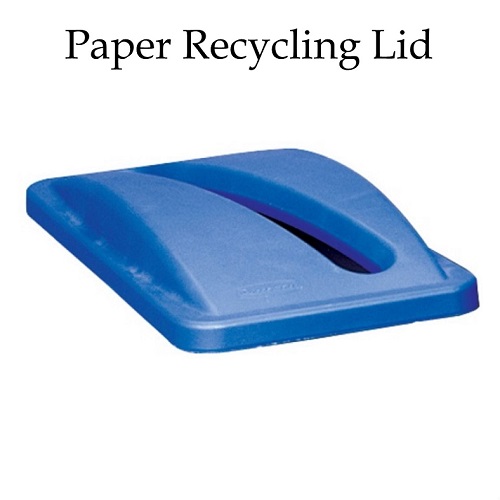 Slim Jim Recycling Bin - 60 Litre - Paper Recycling Lid