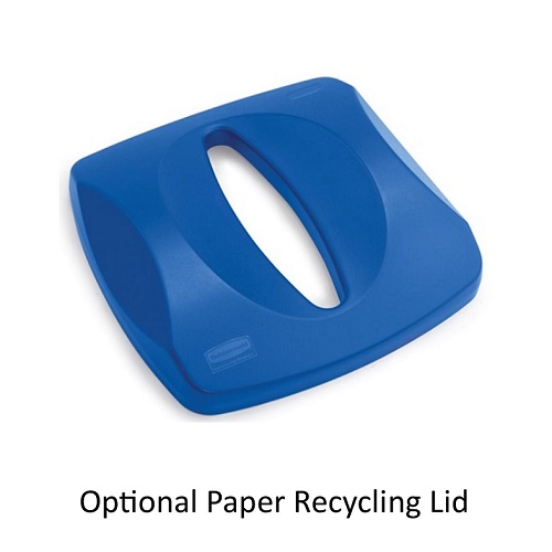 Optional paper recycling lid