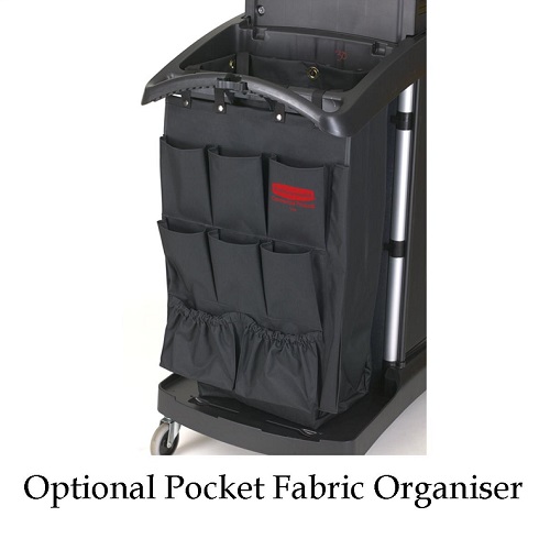 Rubbermaid HYGEN High Security Cleaning Cart