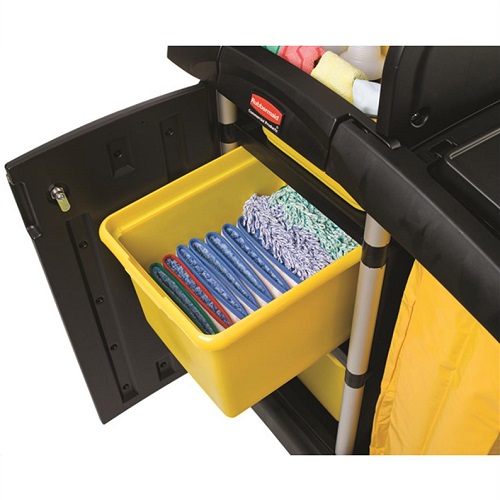 Rubbermaid HYGEN High Security Cleaning Cart